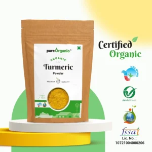Pure Organio Organic Turmeric Powder, Haldi Powder Organic