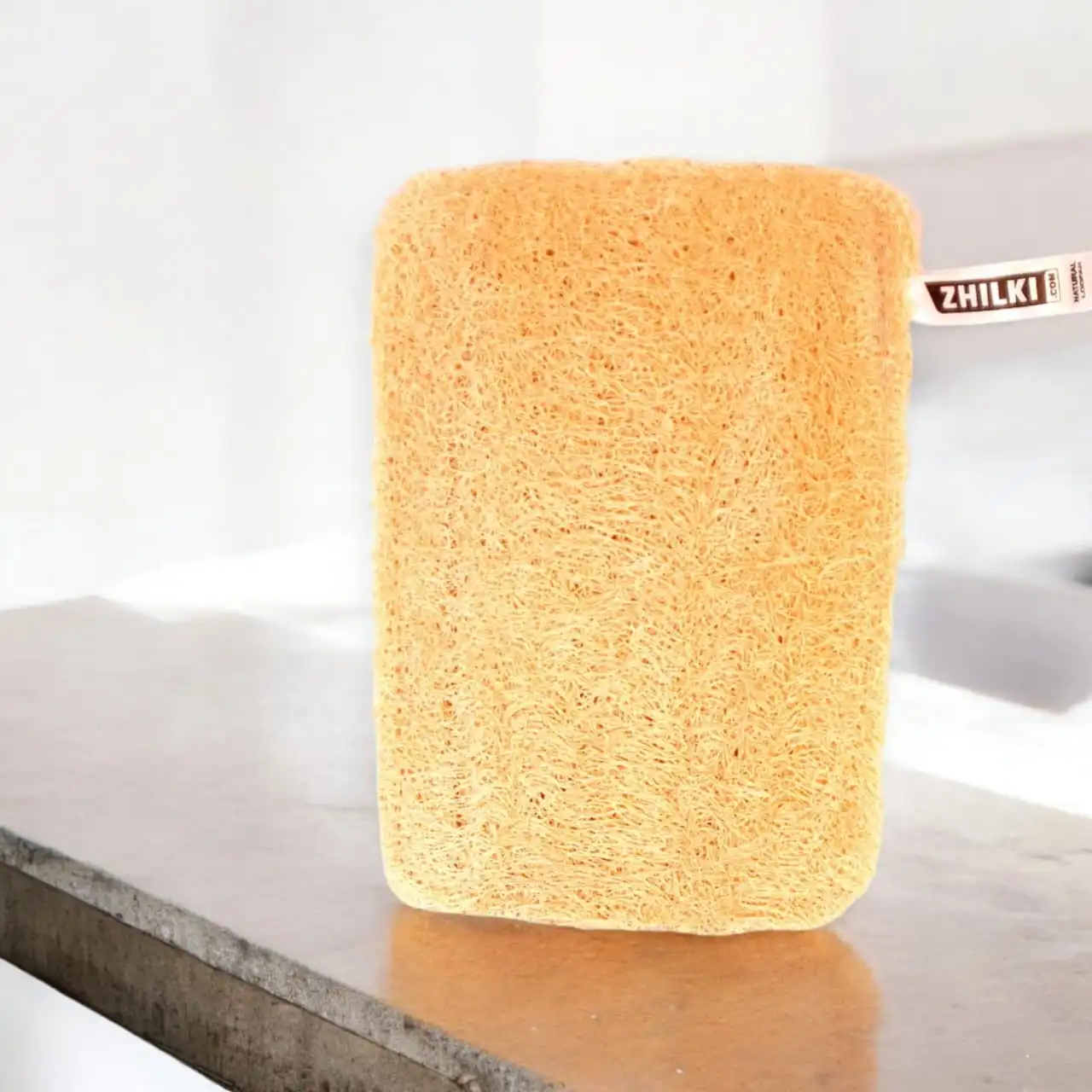 Pure Natural Organic Loofah Bath Sponge - Image 2